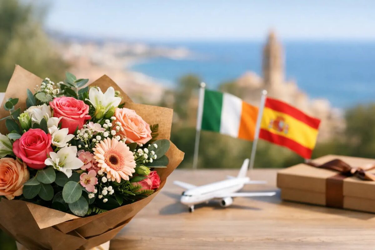 Send Flowers to Spain from Ireland Easily