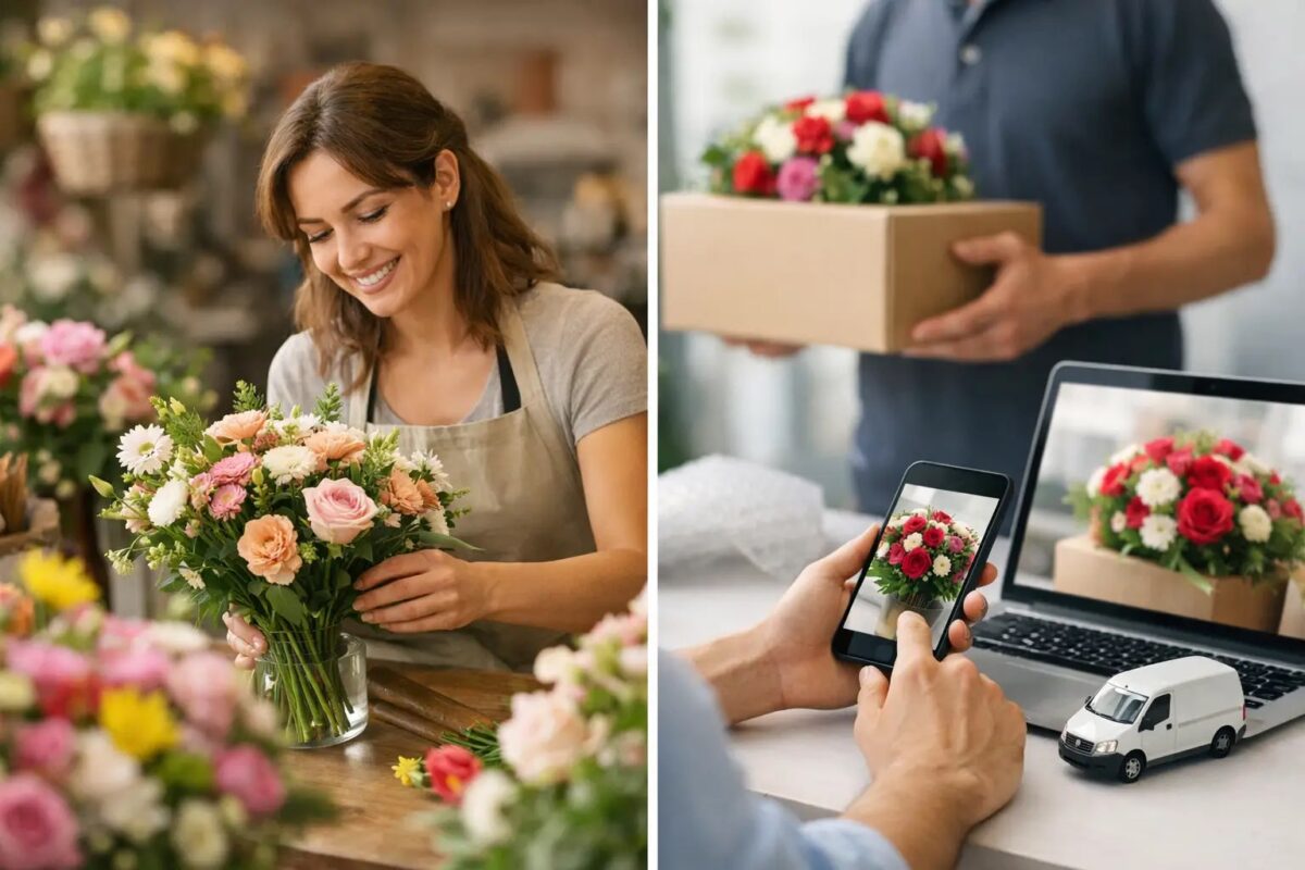 Local Florist vs Wire Service in Spain