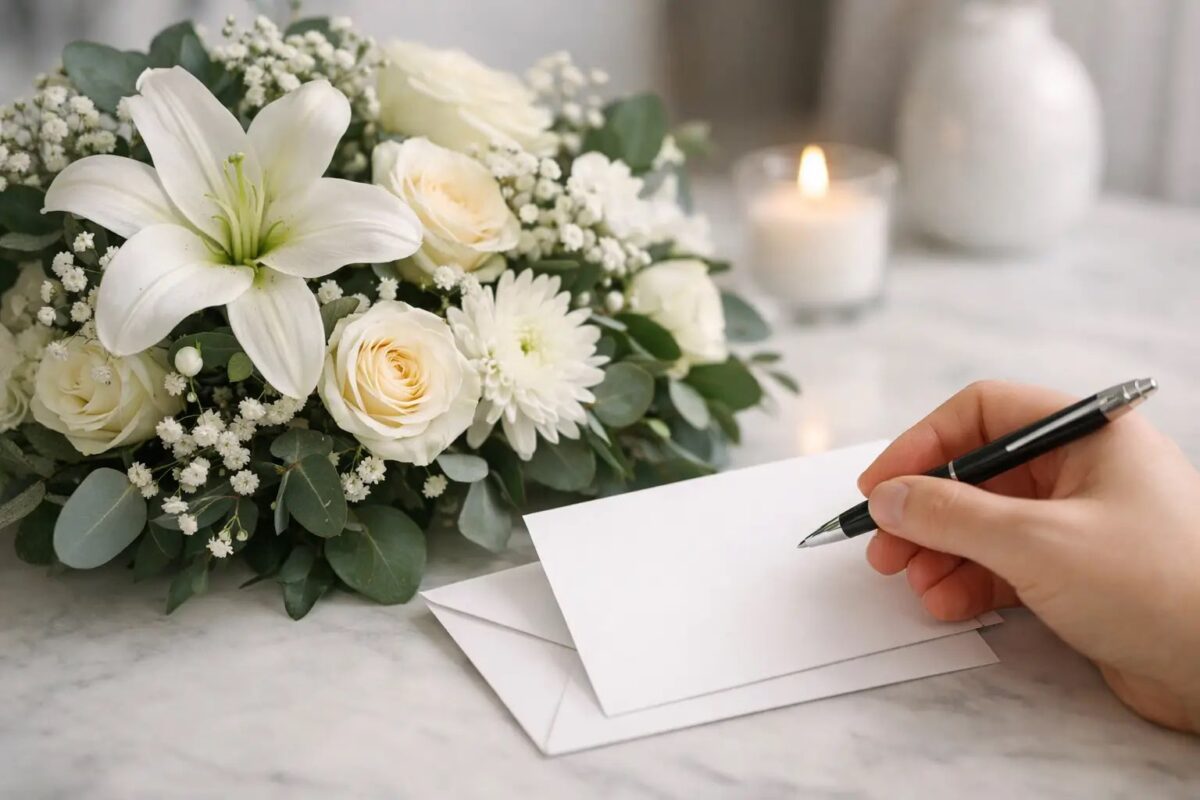 What to Write on Sympathy Flowers